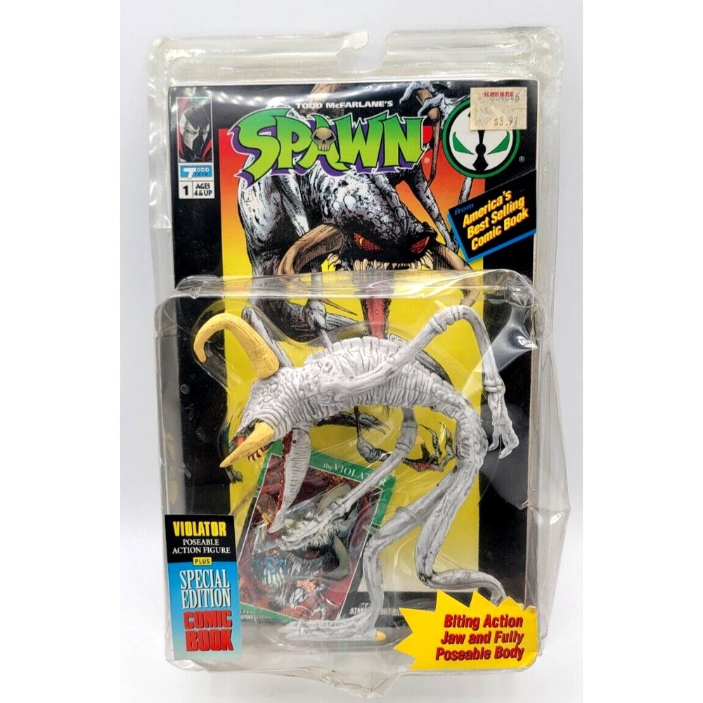 VIOLATOR TODD TOYS SEALED ACTION FIGURE SPECIAL EDITION COMIC MCFARLANE'S TOYS